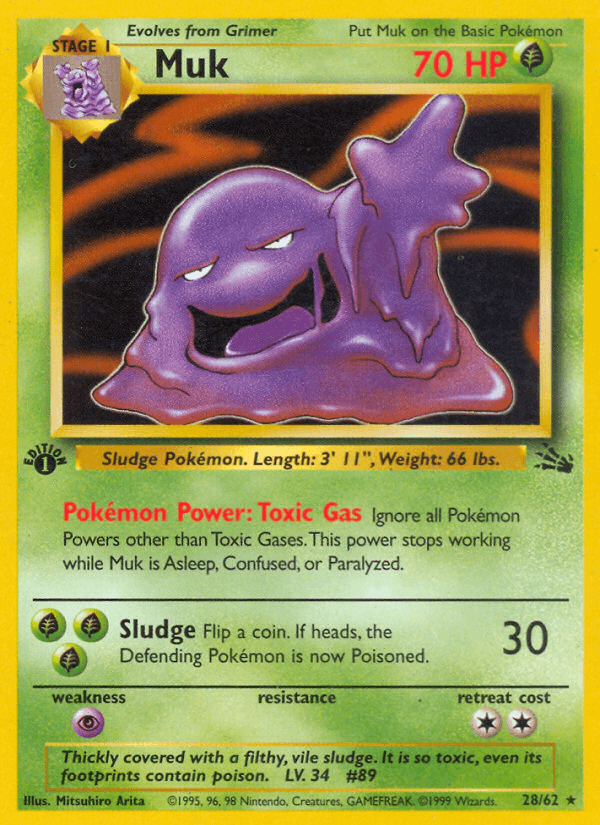 Carta Pokémon Muk 28