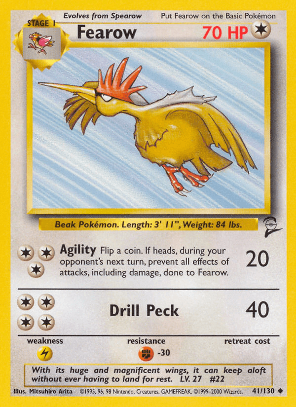 Carta Pokémon Fearow 41