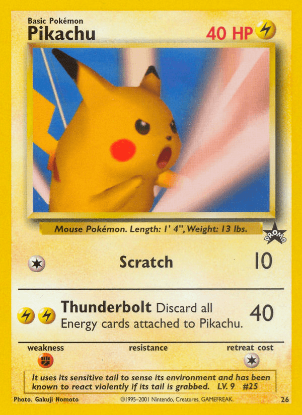 Carta Pokémon Pikachu
