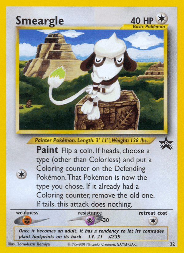 Carta Pokémon Smeargle 32