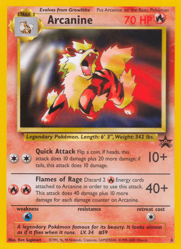 Carta Pokémon Arcanine 6