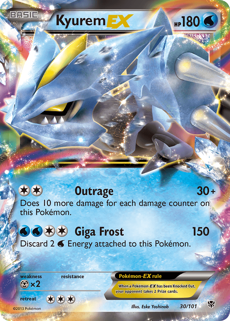 Carta Pokémon Kyurem-EX 30