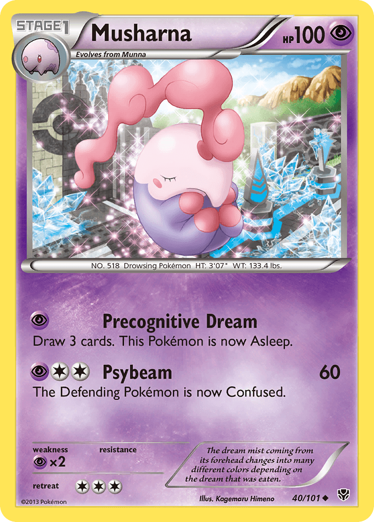Carta Pokémon Musharna 40