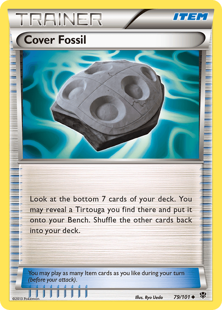Carta Pokémon Cover Fossil 79 de Plasma Blast