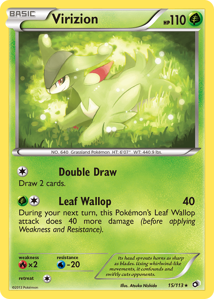 Carta Pokémon Virizion 15