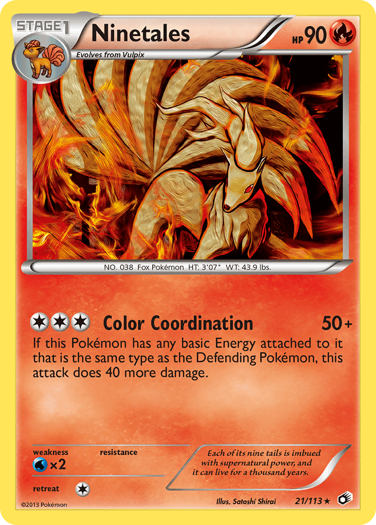 Carta Pokémon Ninetales 21