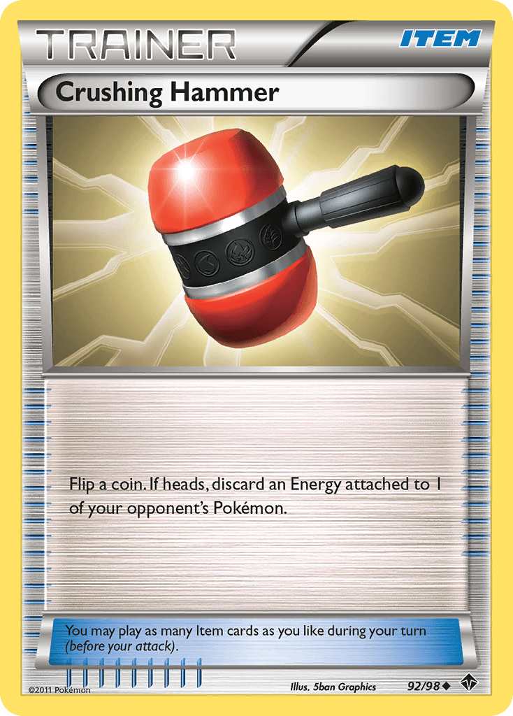 Carta Pokémon Crushing Hammer 92