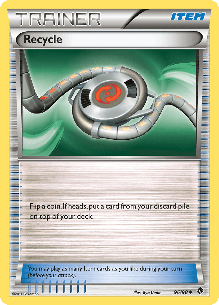 Carta Pokémon Recycle 96