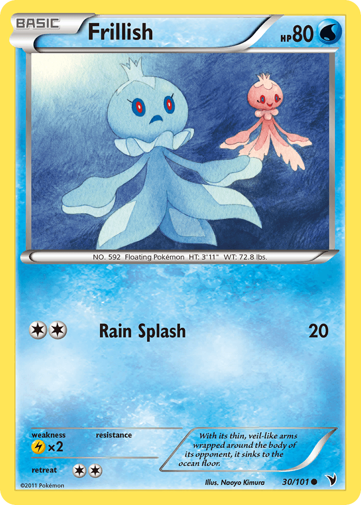 Carta Pokémon Frillish 30