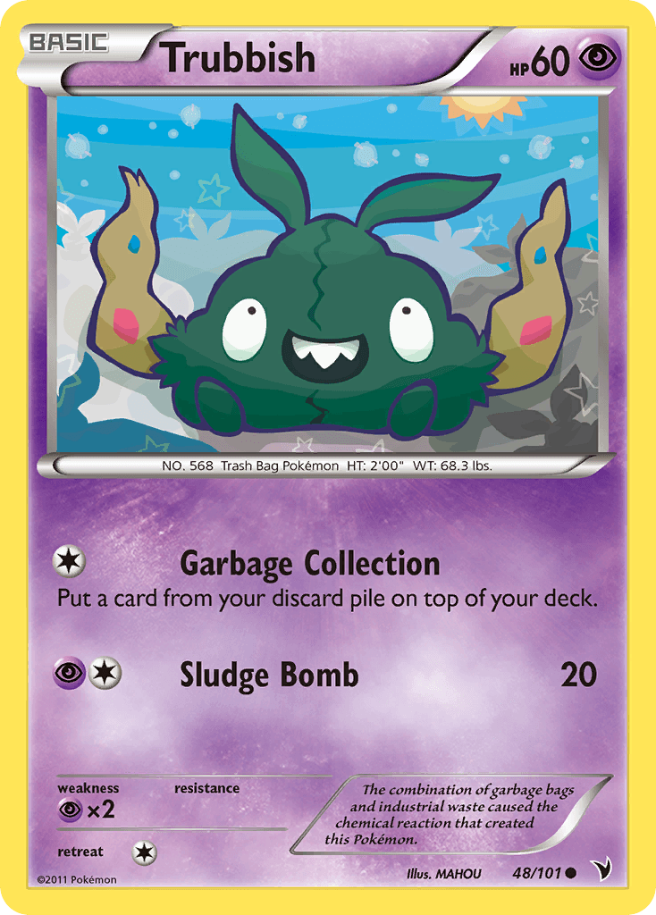 Carta Pokémon Trubbish 48