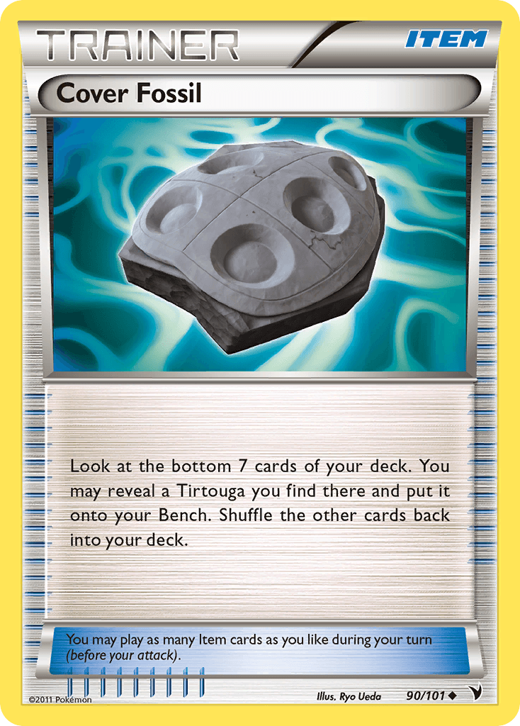 Carta Pokémon Cover Fossil 90 de Noble Victories