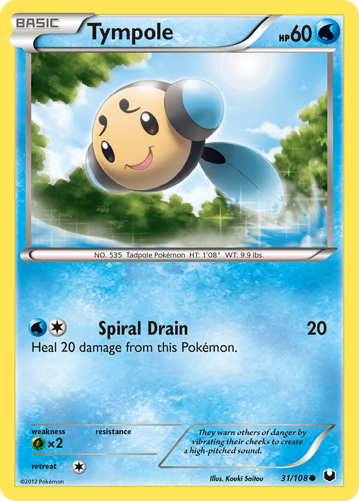 Carta Pokémon Tympole 31