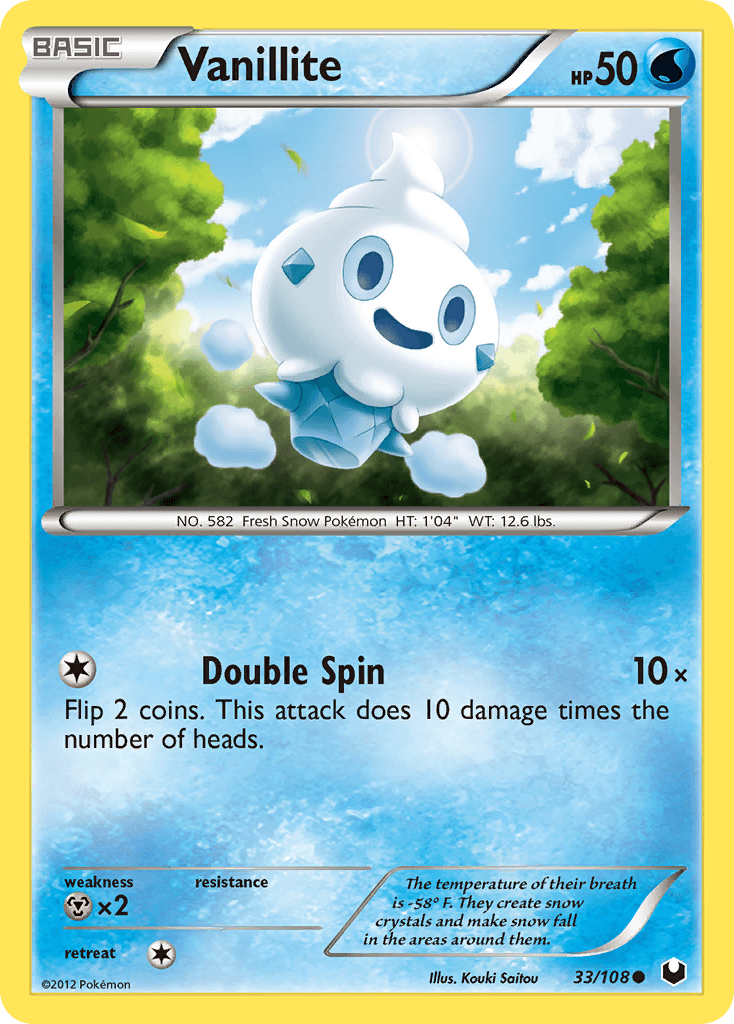 Carta Pokémon Vanillite