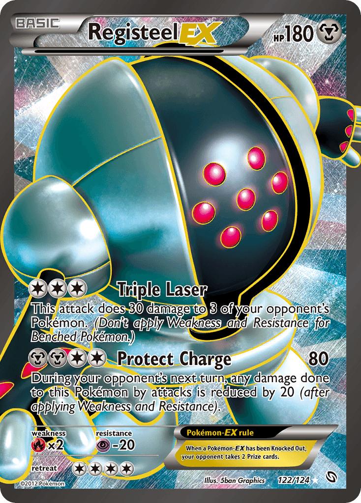 Carta Pokémon Registeel-EX 122