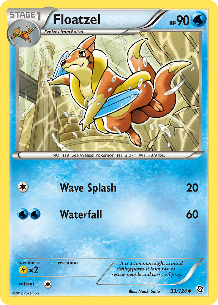 Carta Pokémon Floatzel 33