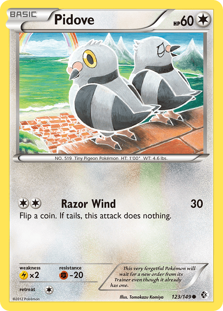 Carta Pokémon Pidove 123