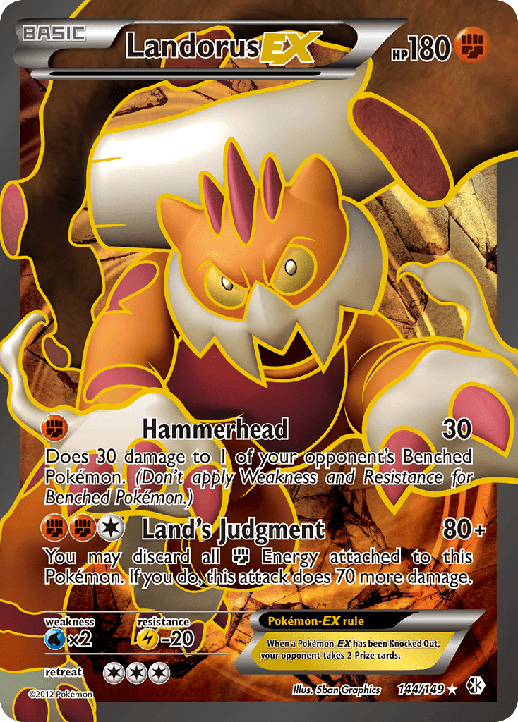 Carta Pokémon Landorus-EX 144