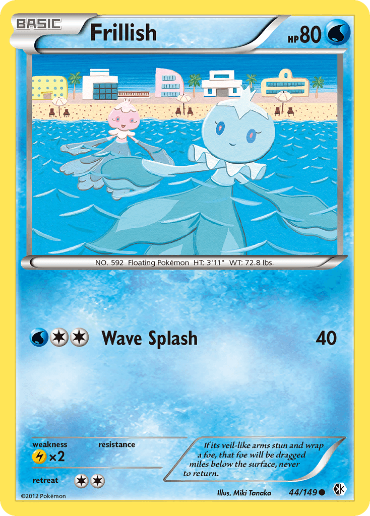 Carta Pokémon Frillish 44