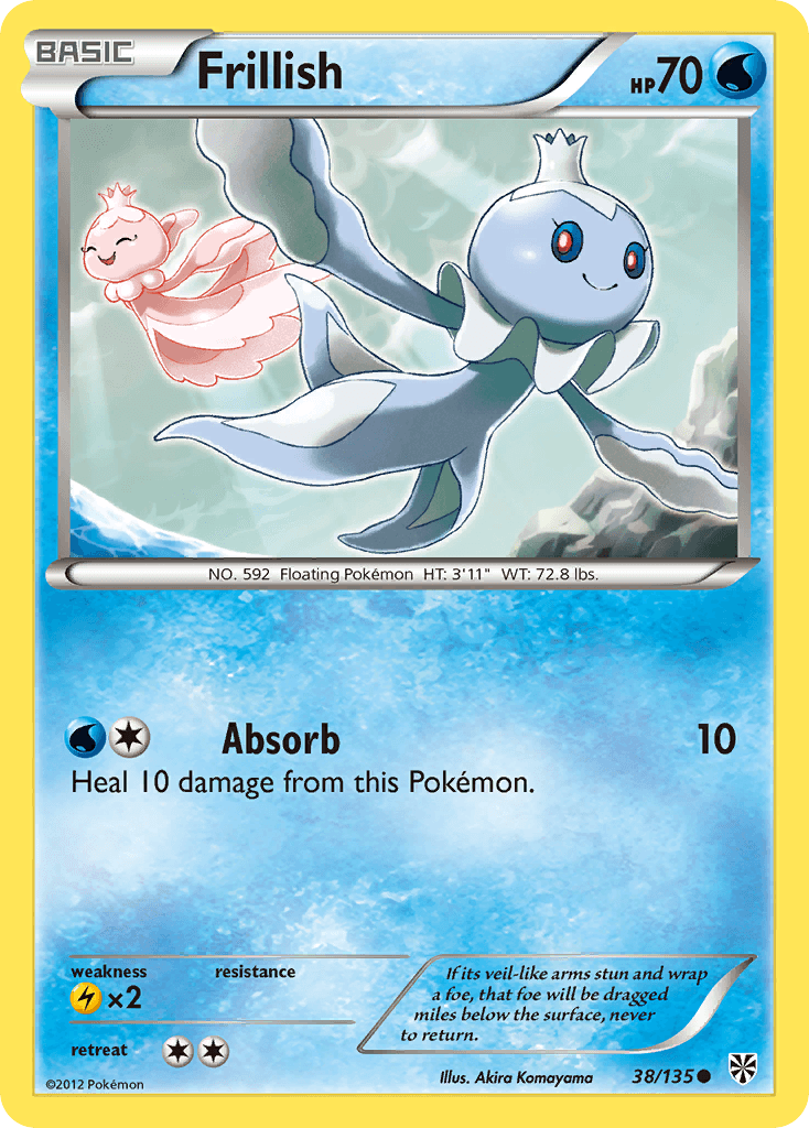Carta Pokémon Frillish 38