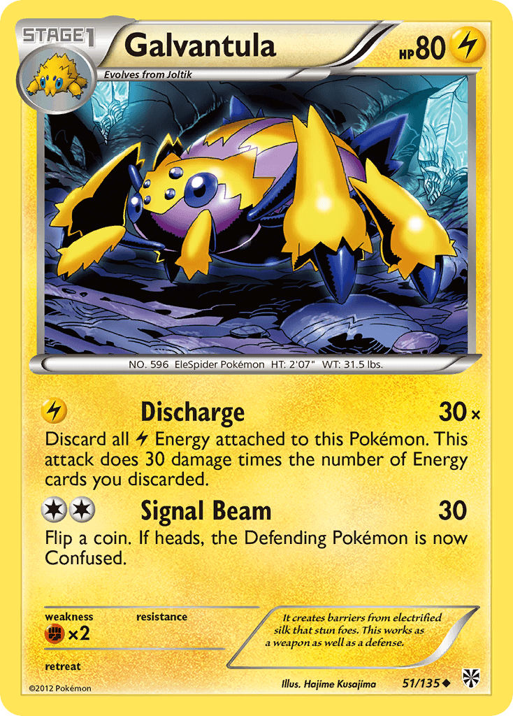 Carta Pokémon Galvantula