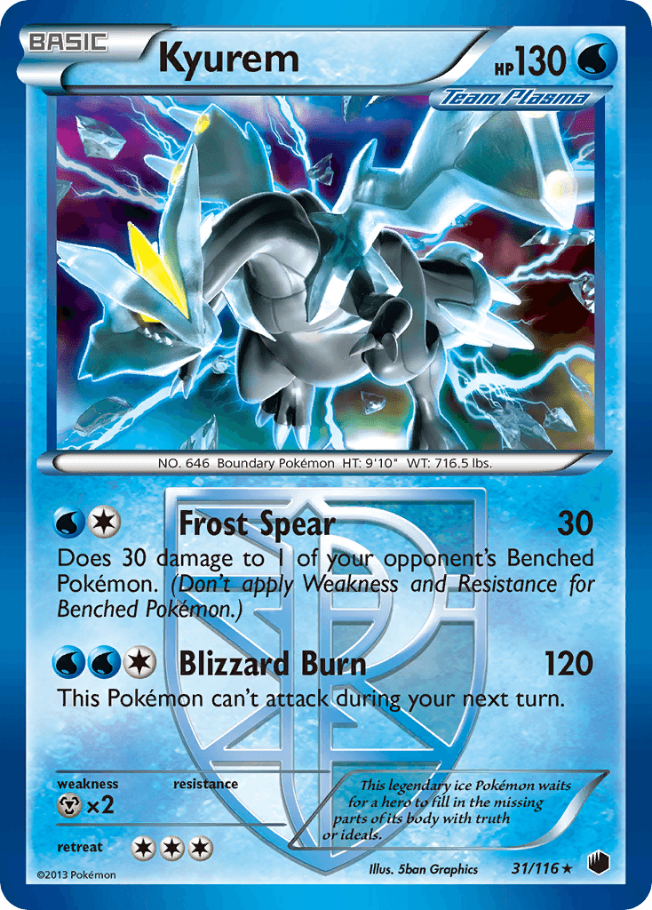 Carta Pokémon Kyurem 31