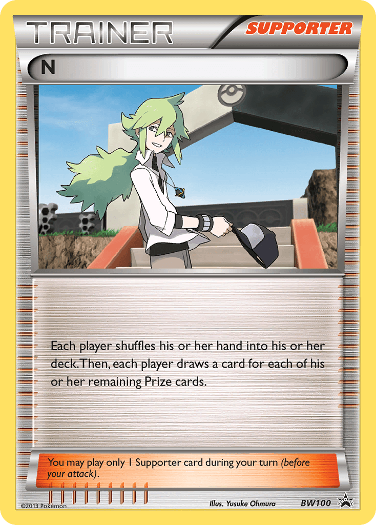 Carta Pokémon N BW100 de BW Black Star Promos