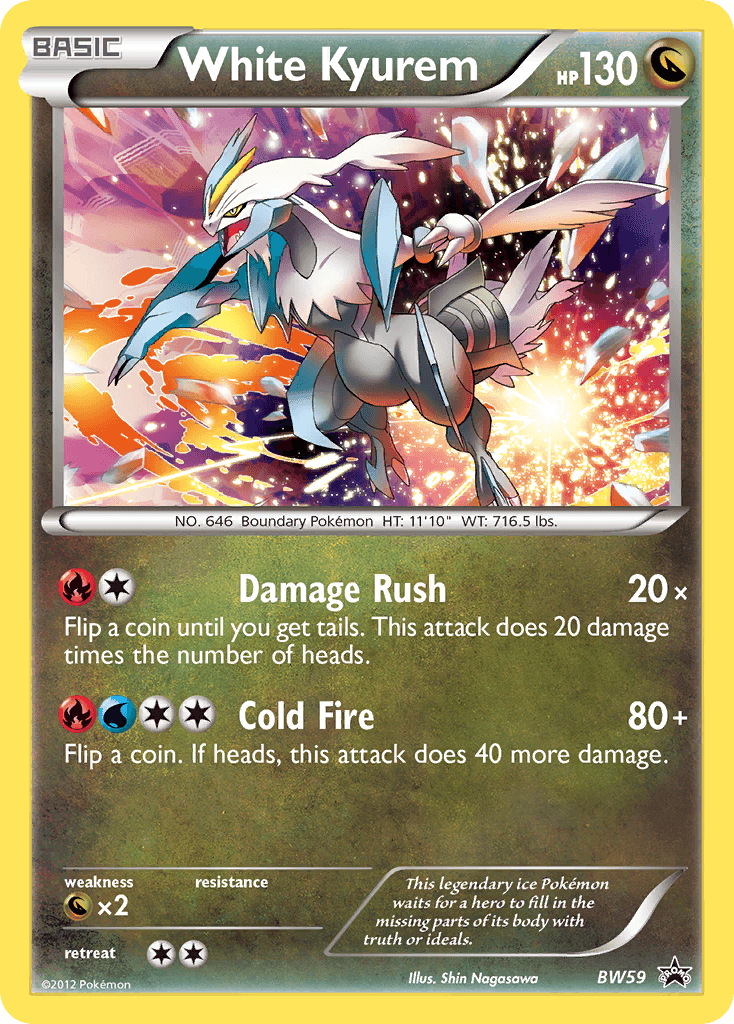 Carta Pokémon White Kyurem BW59
