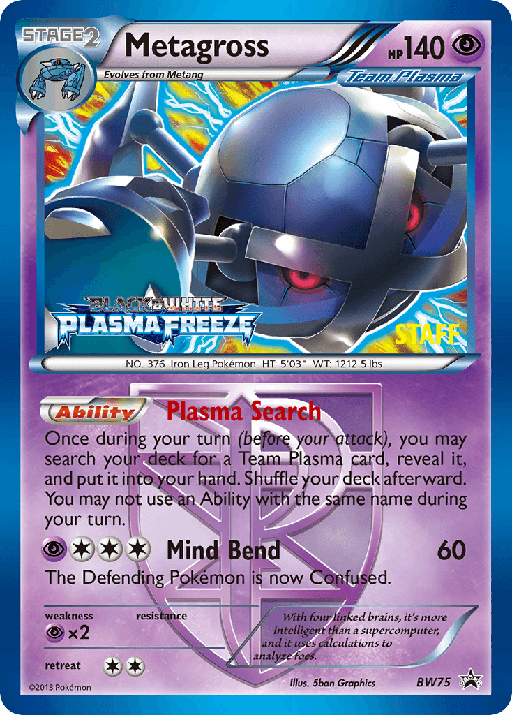 Carta Pokémon Metagross BW75