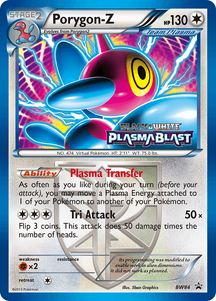 Carta Pokémon Porygon-Z BW84
