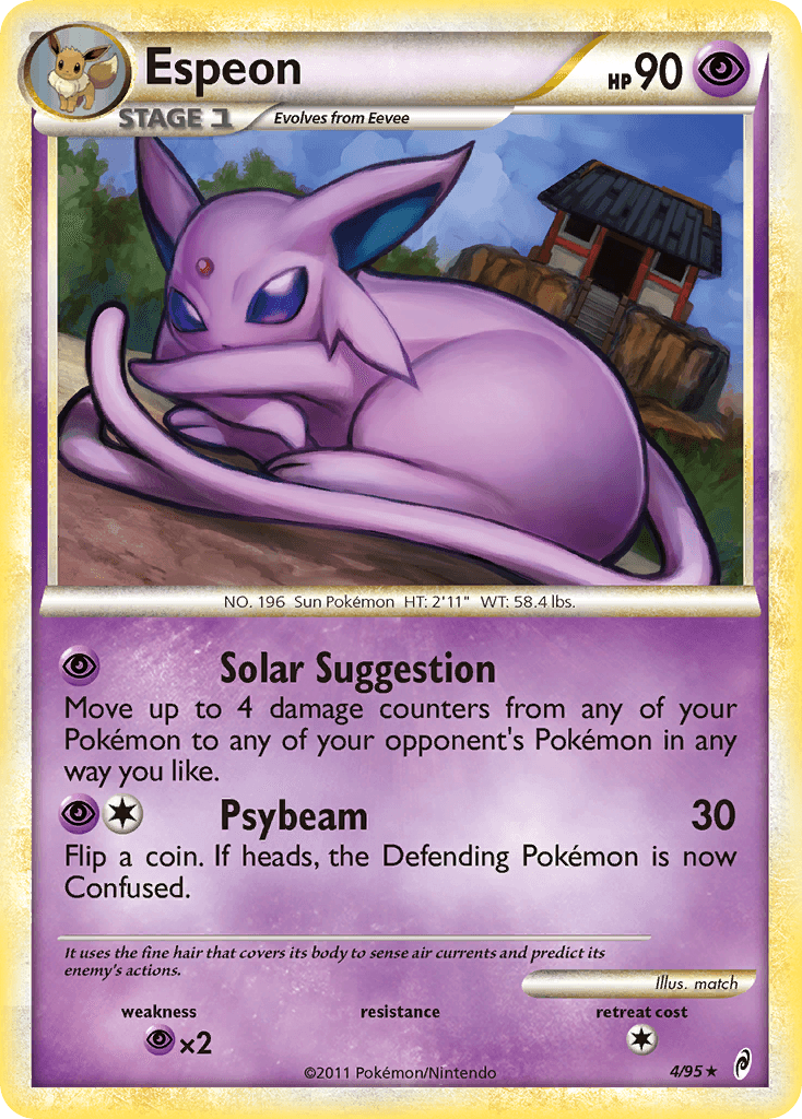 Carta Pokémon Espeon 4