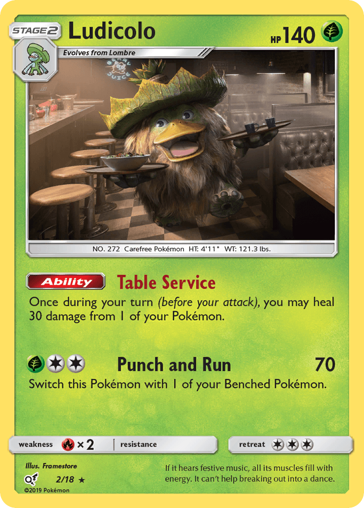 Carta Pokémon Ludicolo 2