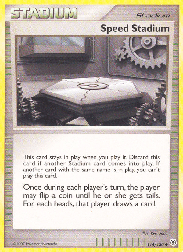 Carta Pokémon Speed Stadium 114