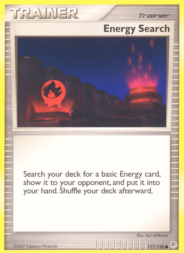 Carta Pokémon Energy Search 117