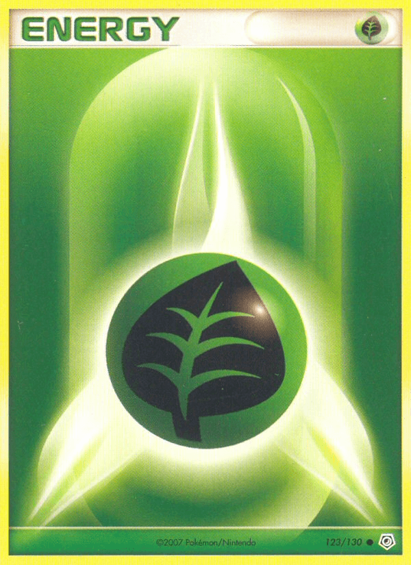 Carta Pokémon Grass Energy 123