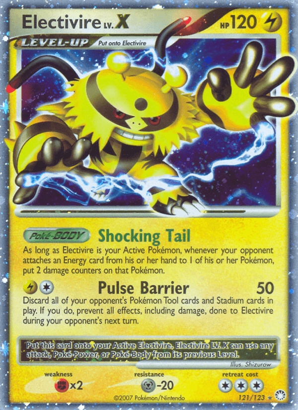 Carta Pokémon Electivire LV.X 121