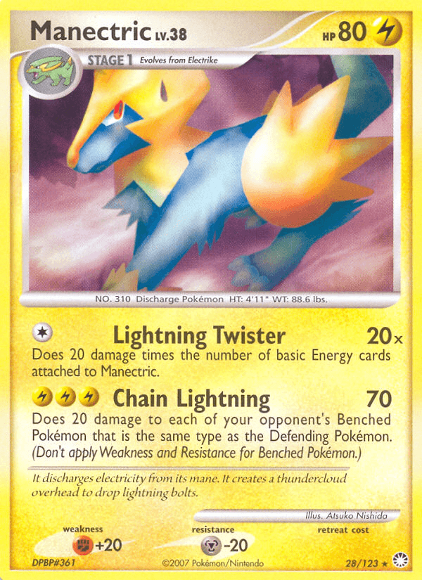 Carta Pokémon Manectric 28