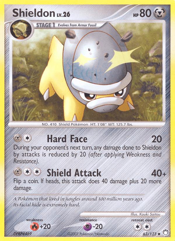 Carta Pokémon Shieldon 63