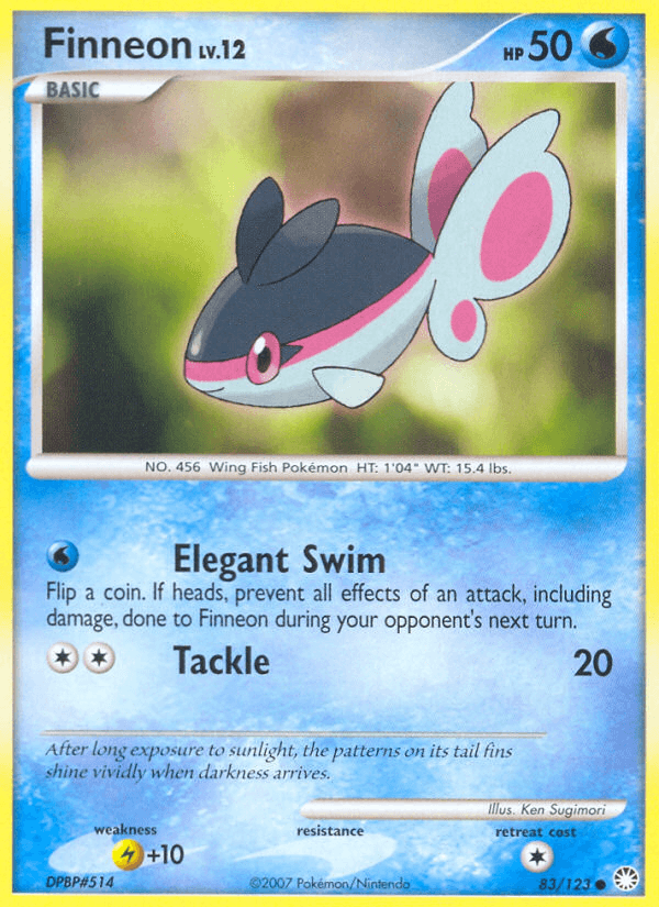 Carta Pokémon Finneon 83