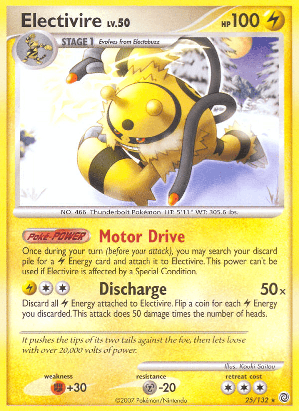 Carta Pokémon Electivire 25