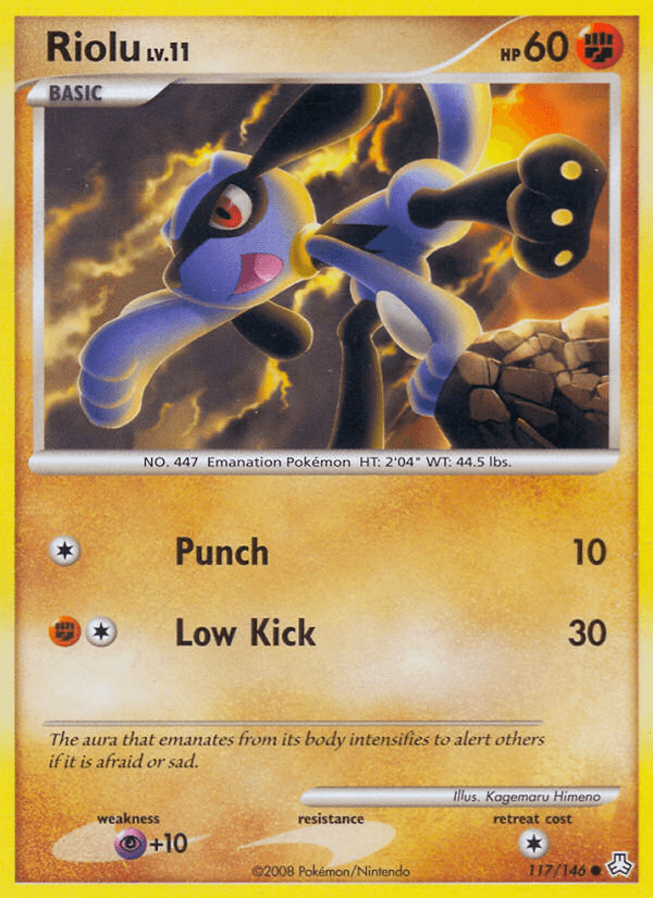 Carta Pokémon Riolu 117