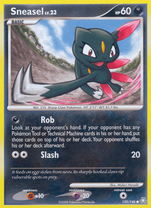 Carta Pokémon Sneasel 120