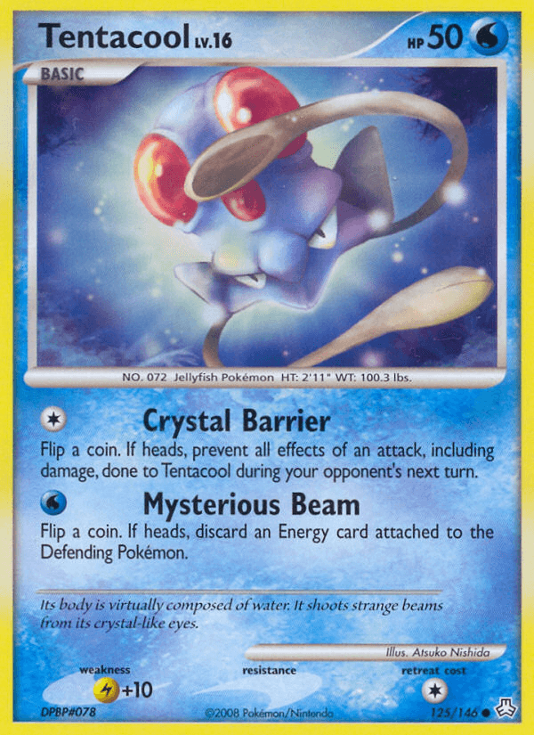 Carta Pokémon Tentacool 125