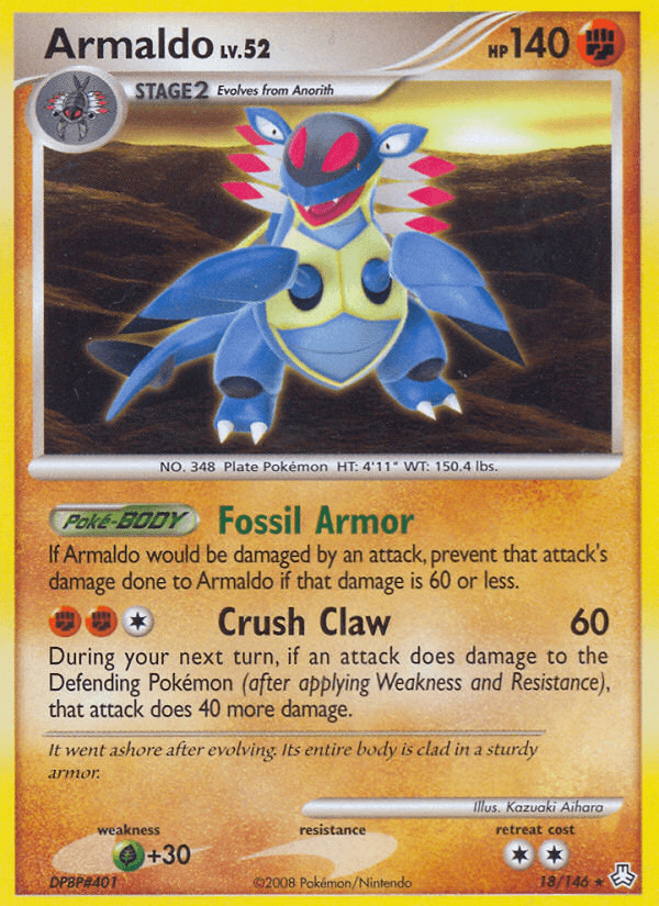 Carta Pokémon Armaldo 18