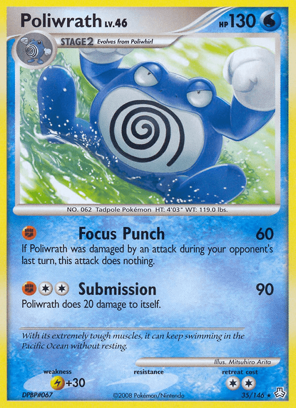 Carta Pokémon Poliwrath 35