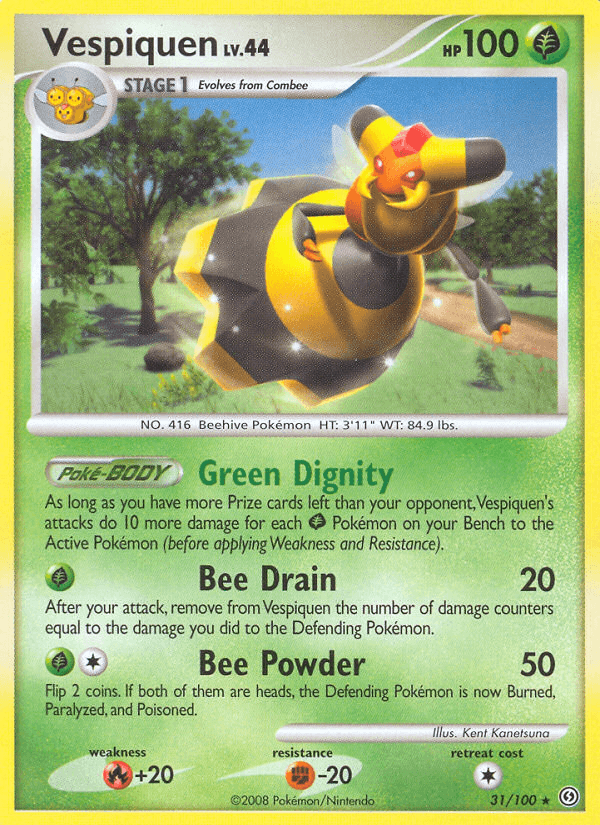 Carta Pokémon Vespiquen 31