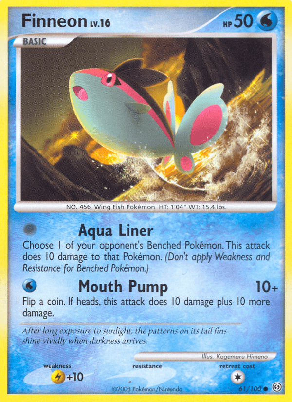 Carta Pokémon Finneon 61