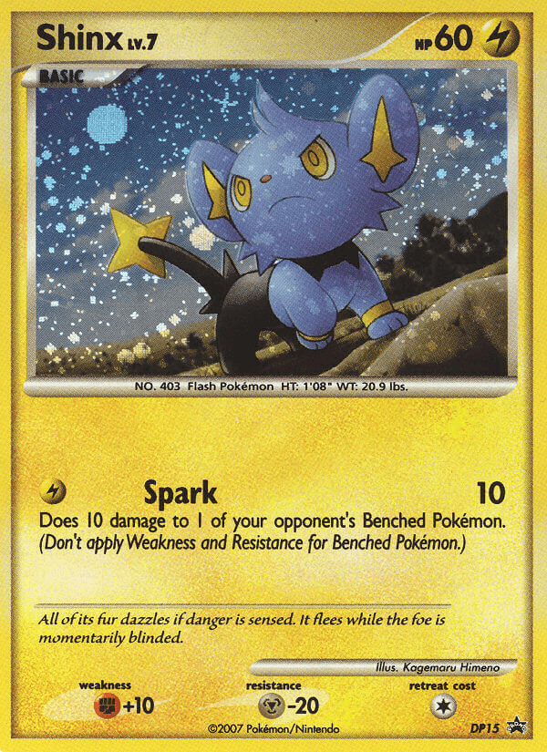 Carta Pokémon Shinx DP15