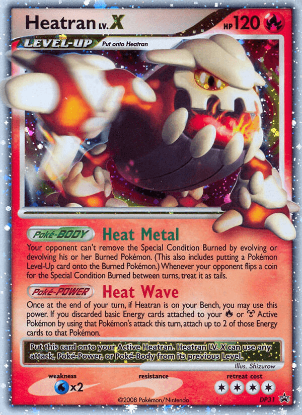 Carta Pokémon Heatran LV.X DP31
