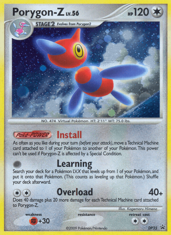 Carta Pokémon Porygon-Z DP35