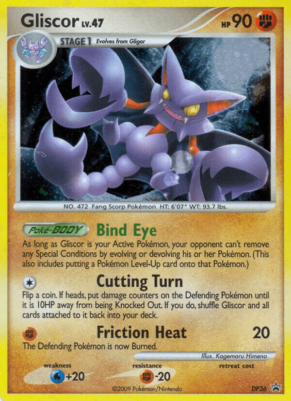 Carta Pokémon Gliscor DP36